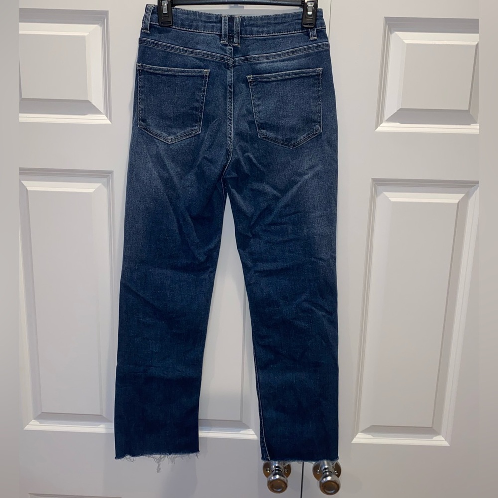 Oat New York Dark Blue Straight Leg Jeans - Picture 3 of 3